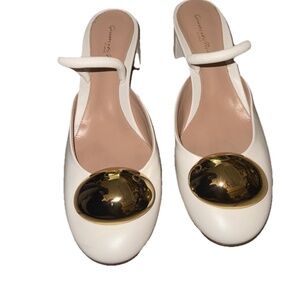 Gianvito Rossi Mid Block Heel Size 40 1/2 Mules Runs Very True To Size